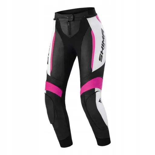 Жіночі шкіряні мотоциклетні штани SHIMA MIURA 2.0 PINK FLUO — ПОДАРУНКИ