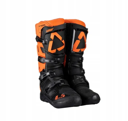 Ботинки Leatt 4.5 Orange оранжевые 45.5 Cros Enduro