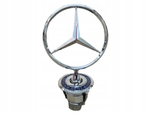 A2218800086 75mm - Звездный прицел на капот, серебристый для mercedes w213 w222 w221 w212 w211 w204