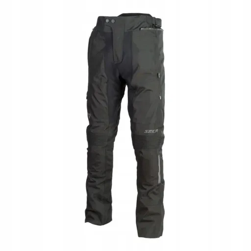 Текстильные мотоциклетные брюки SECA SECTOR II BLACK, чёрные, ПОДАРКИ