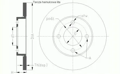 0309S - Fiat Cinquecento Seicento DISCS gt MIKODA