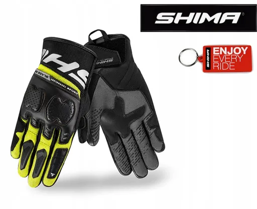 SHIMA КОРОТКІ ЧОЛОВІЧІ МОТОЦИКЛЕТНІ РУКАВИЧКИ BLAZE 2.0 MEN FLUO L ПОДАРУНКИ