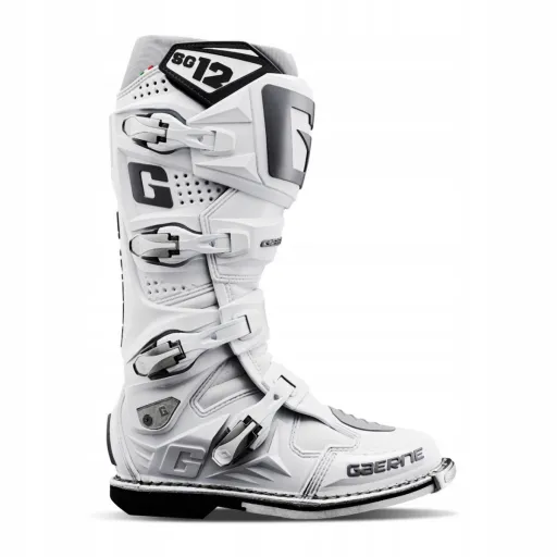 GAERNE БОТИНКИ CROSS/ENDURO MODEL SG-12 WHITE ЦВЕТ БЕЛЫЙ РАЗМЕР 42
