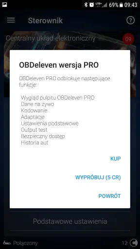 Диагностический интерфейс VAG OBDeleven PRO Bluetoot
